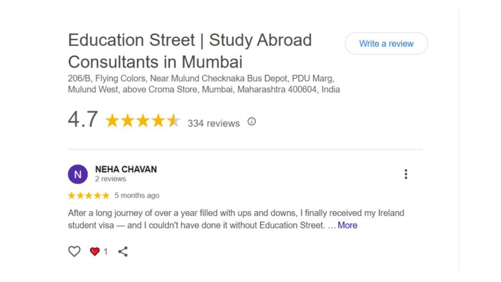 Neha Reviews_Education Street